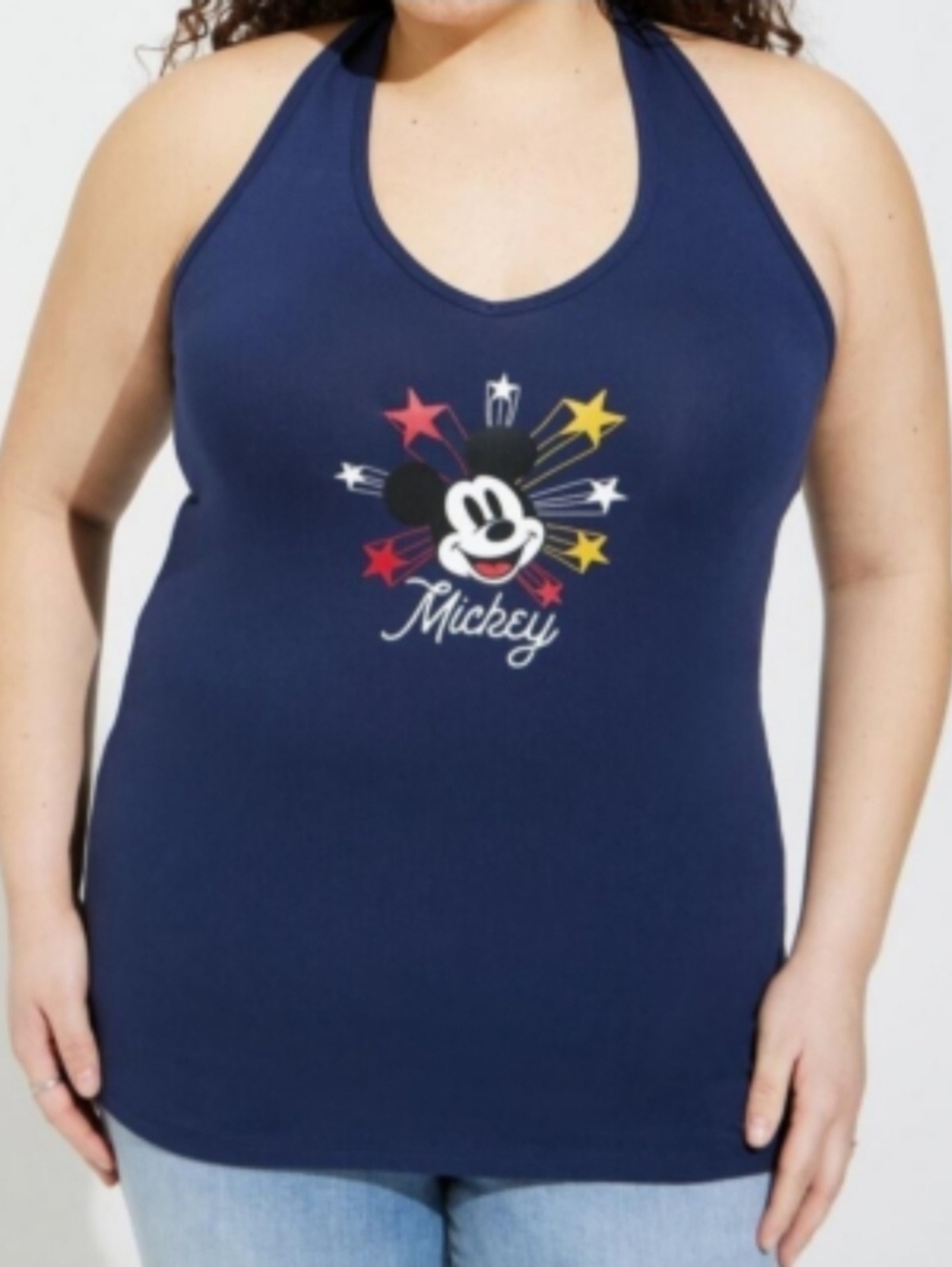 NWT Torrid Disney AMERICANA MICKEY MOUSE FOXY SLEEVLESS HALTER 14-16